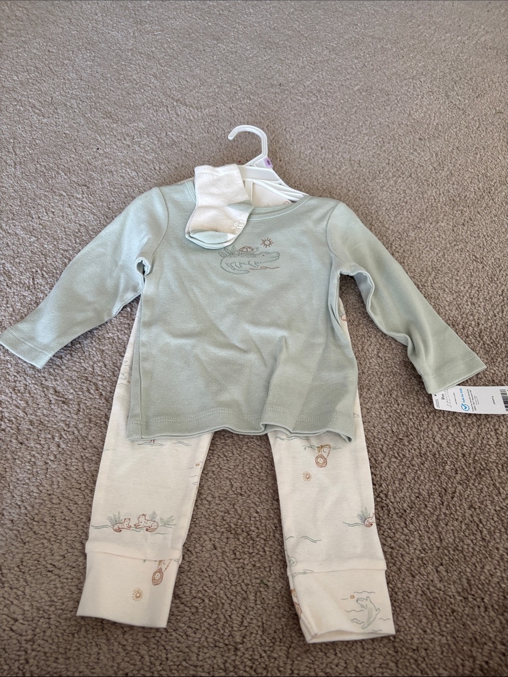 Carters baby 9 mo old set nwt